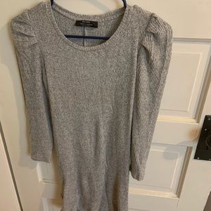 Bershka Gray Sweater Dress